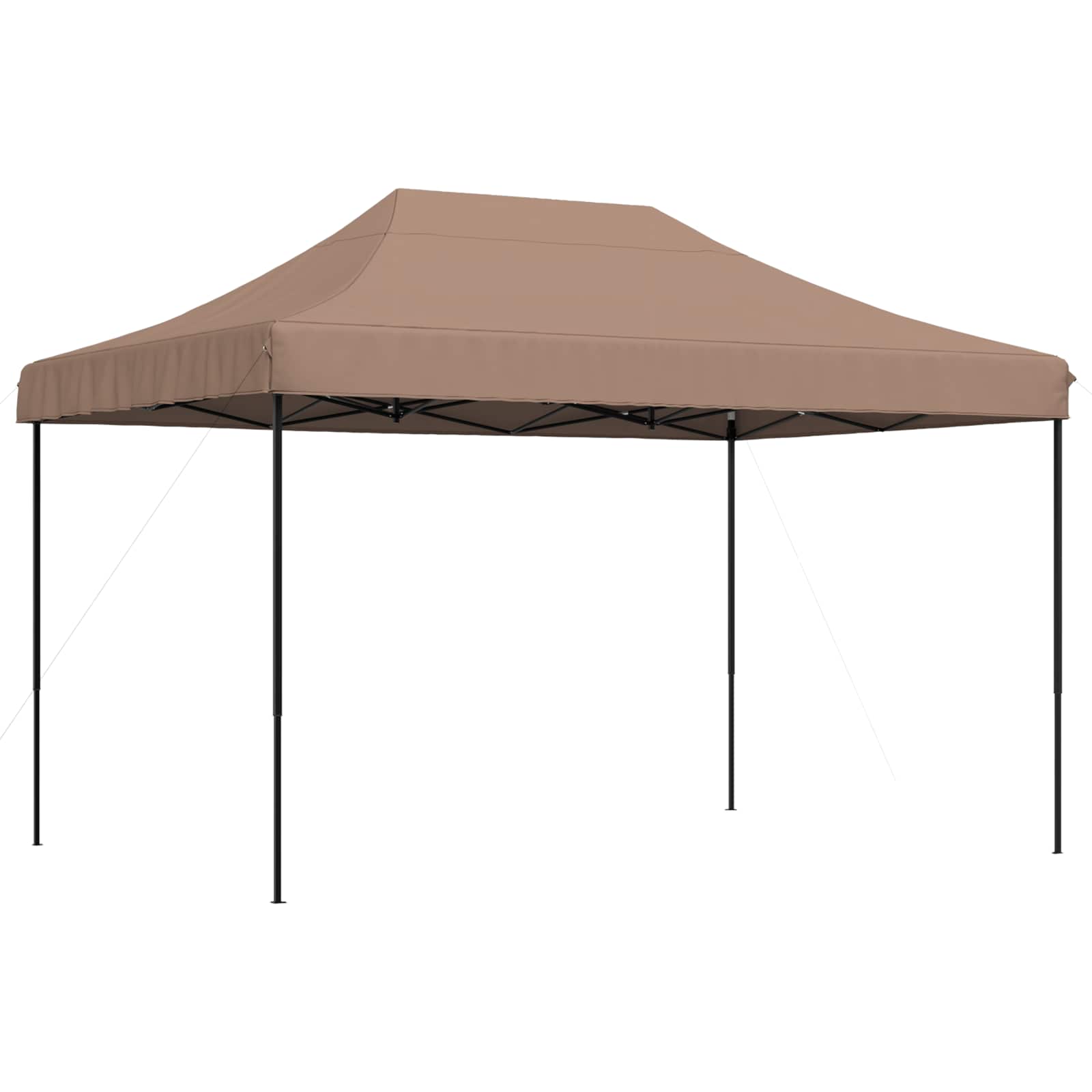 Partyzelt Faltbar Pop-Up Beige 410x279x315 cm