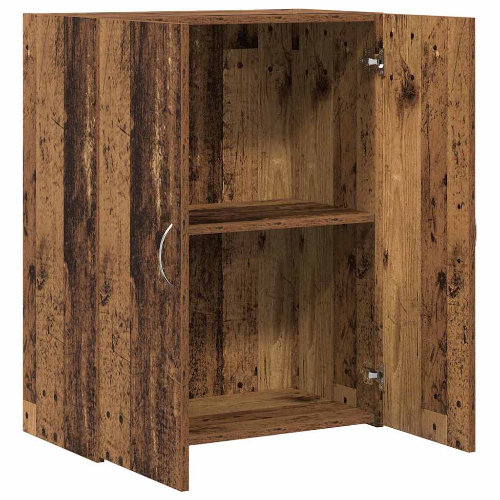 Aktenschrank Weiß 60x32x153 cm Holzwerkstoff