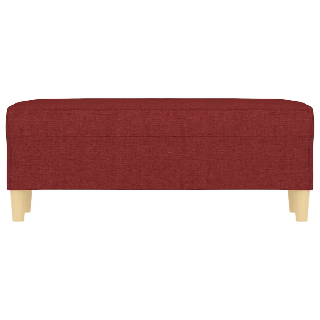 Sitzbank Hellgrau 70x35x41 cm Stoff