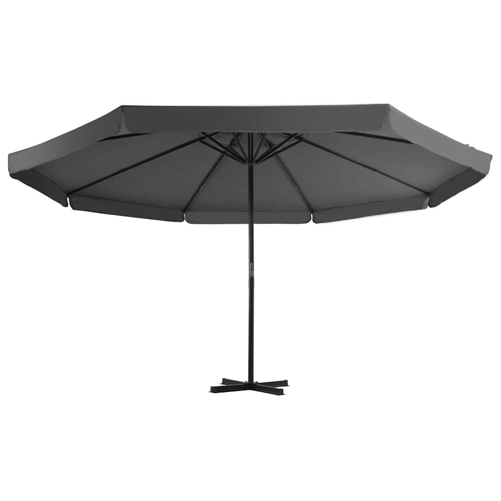 Sonnenschirm Weiß Aluminium 500 cm