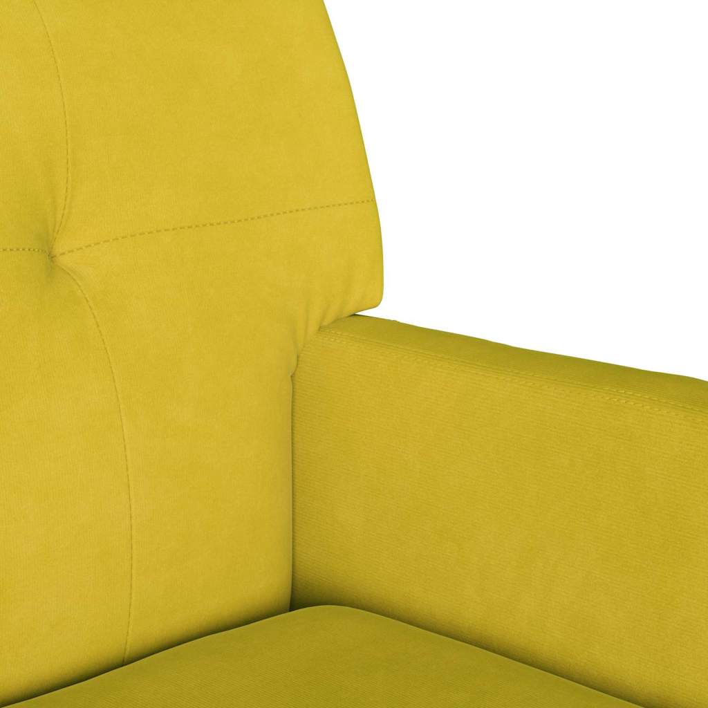 Chesterfield Bank Hellgrau 112 x 65,5 x 75 cm Samt
