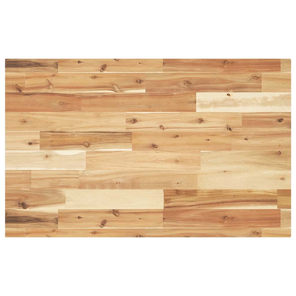 Tischplatte Rechteckig 60x50x2 cm Massivholz Akazie