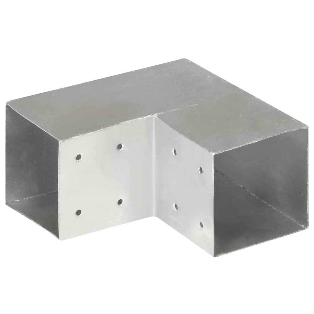 Pfostenverbinder L-Form Verzinktes Metall 71 x 71 mm
