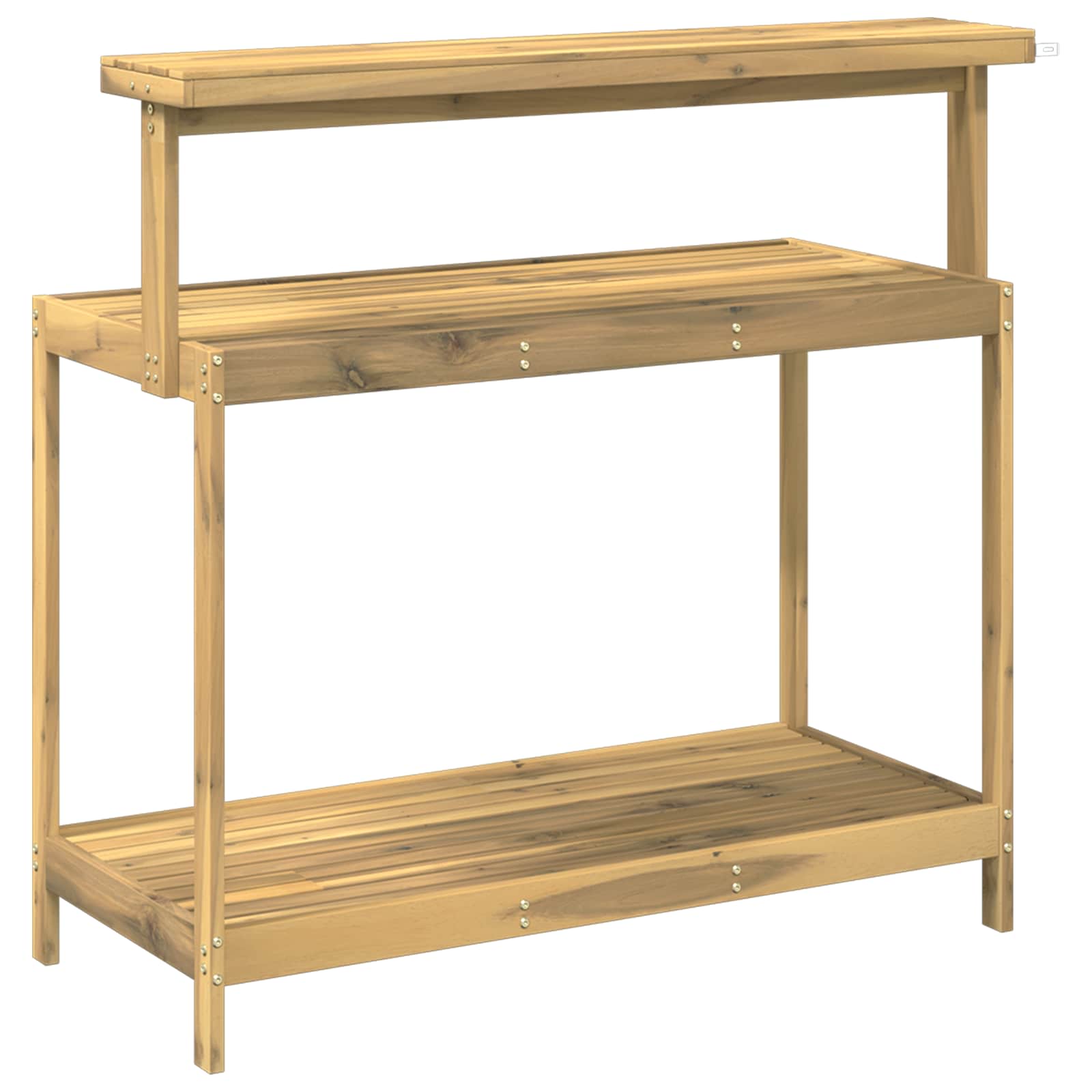 Outdoor Umtopfbank 56,5 x 48,5 x 107 cm Massivholz Akazie Natur