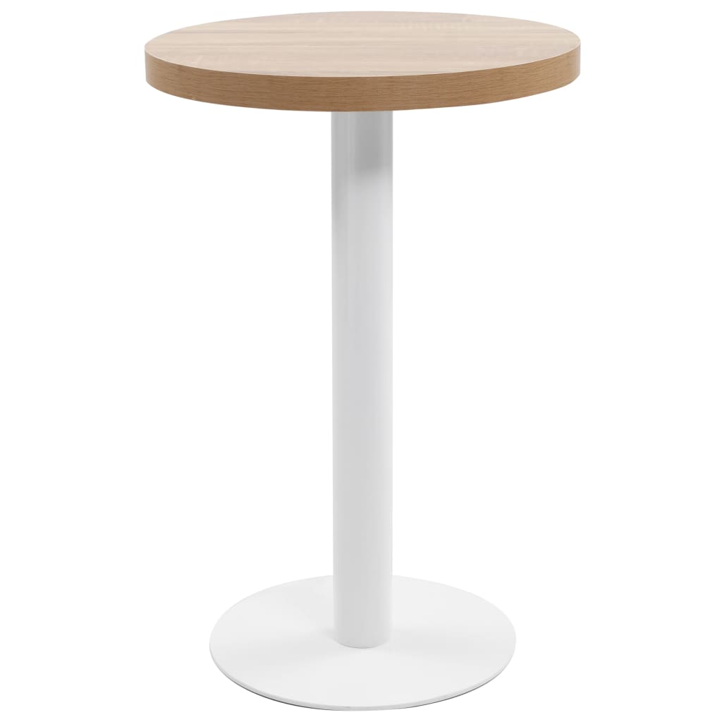 Bistrotisch Hellbraun 40 cm MDF