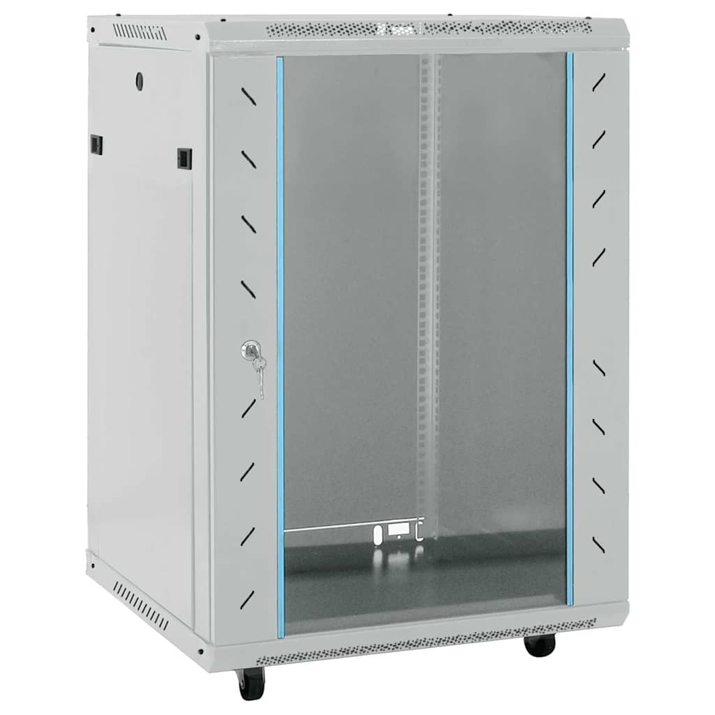 15HE Netzwerkschrank mit Schwenkfüßen 19" IP20 60x45x86 cm
