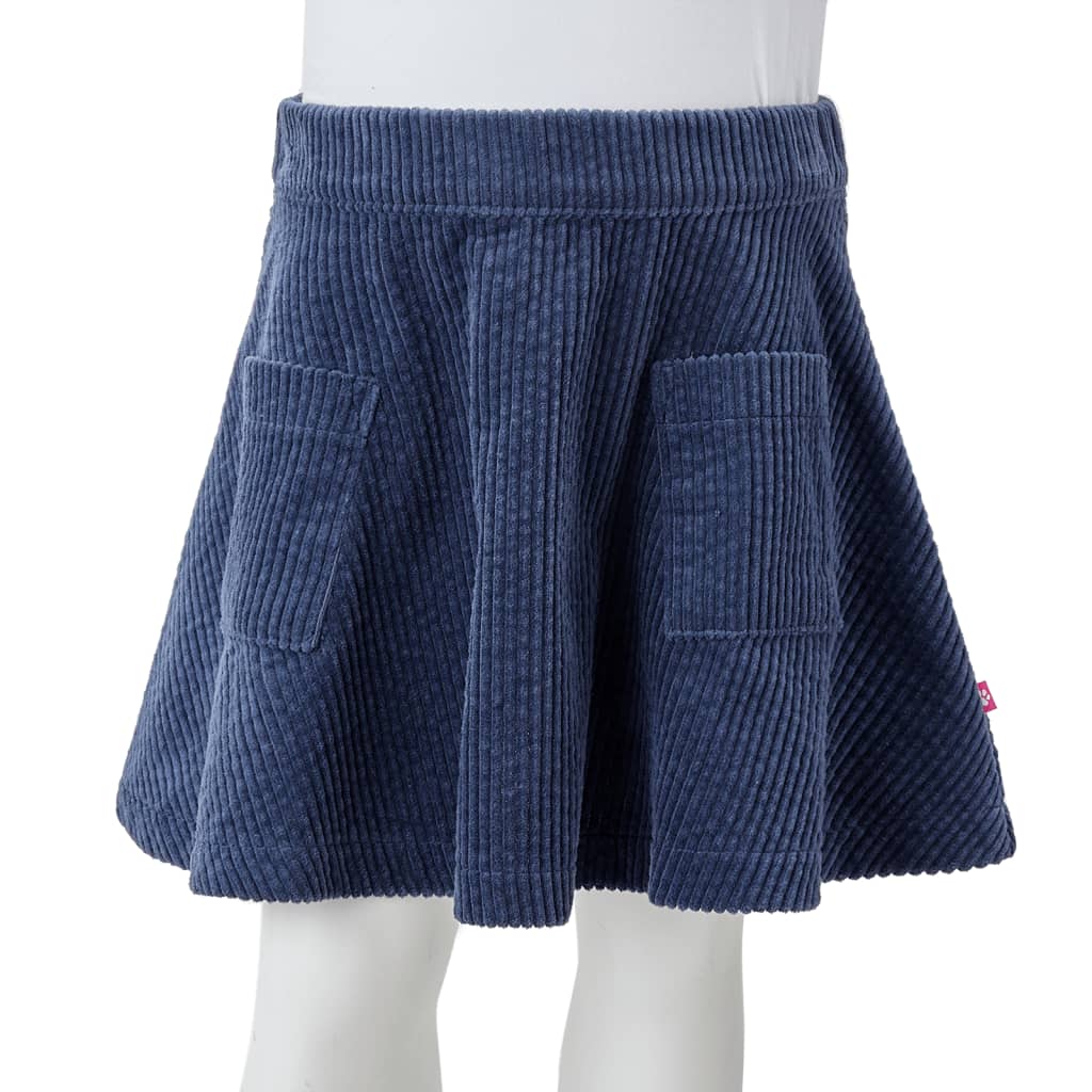 Kinderrock mit Taschen Cord Cognac 116