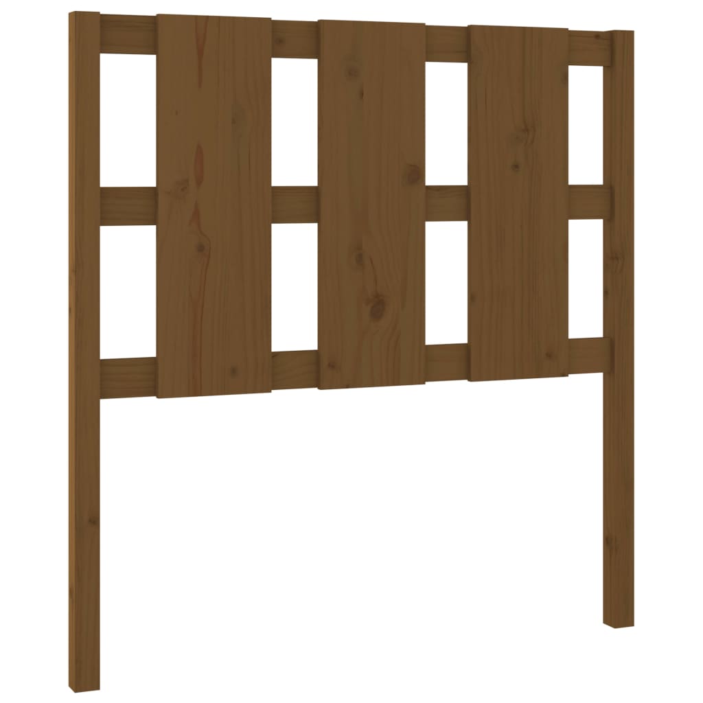 Kopfteil Grau 80,5x4x100 cm Massivholz Kiefer