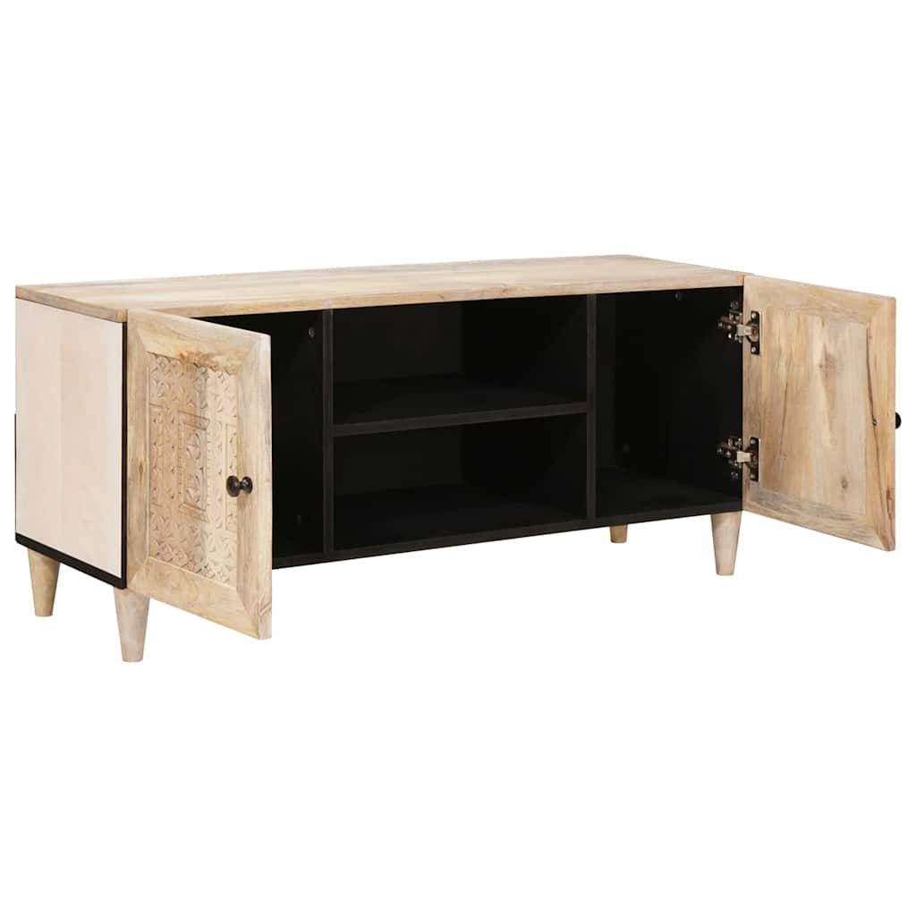 TV-Einheiten Hellbraun 105 x 33 x 46 cm Massivholz Mango