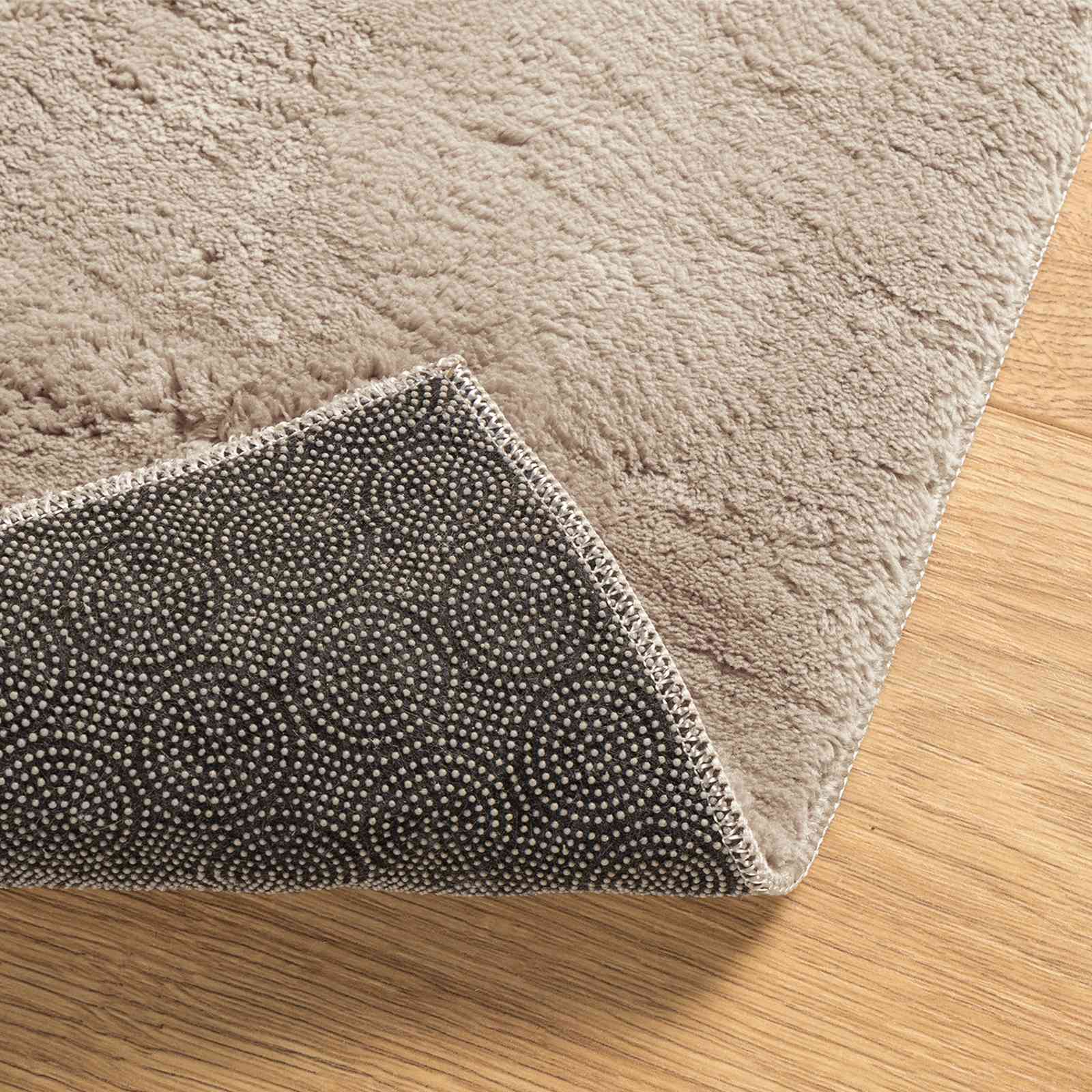 Teppich HUARTE Kurzflor Weich und Waschbar Anthrazit 60x110 cm
