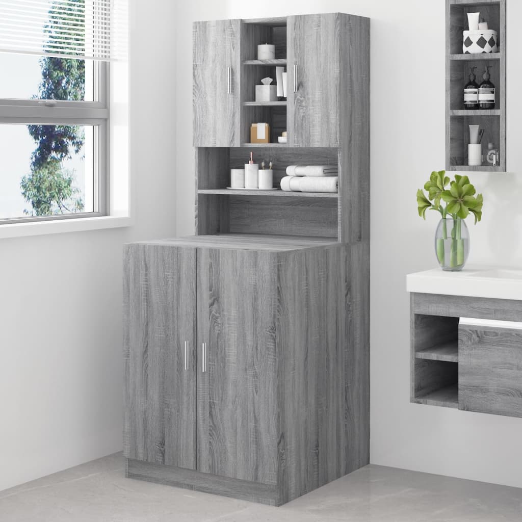 Waschmaschinenschrank Weiß