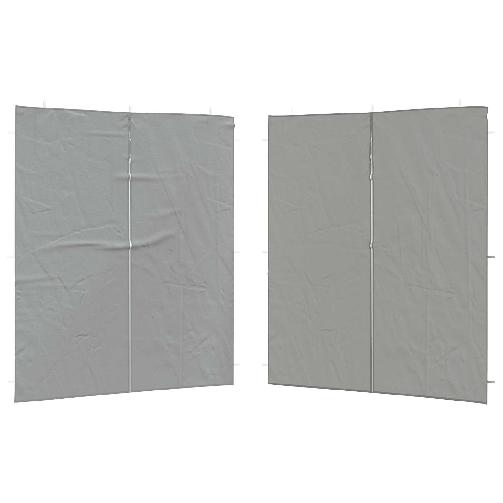 Party Zelt Seitenteil 2 pcs Rot 300 x 195 cm PE und Stahl
