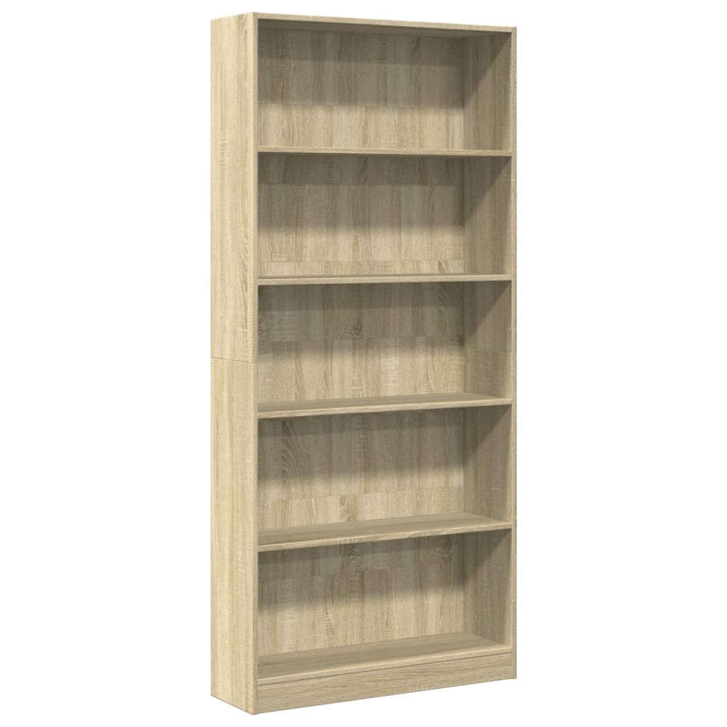 Bücherregal Weiß 40x24x75 cm Holzwerkstoff