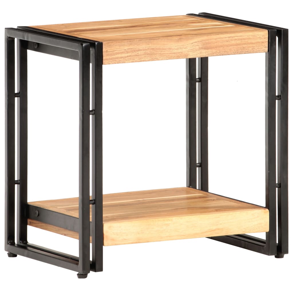 Beistelltisch 40x30x40 cm Raues Mangoholz
