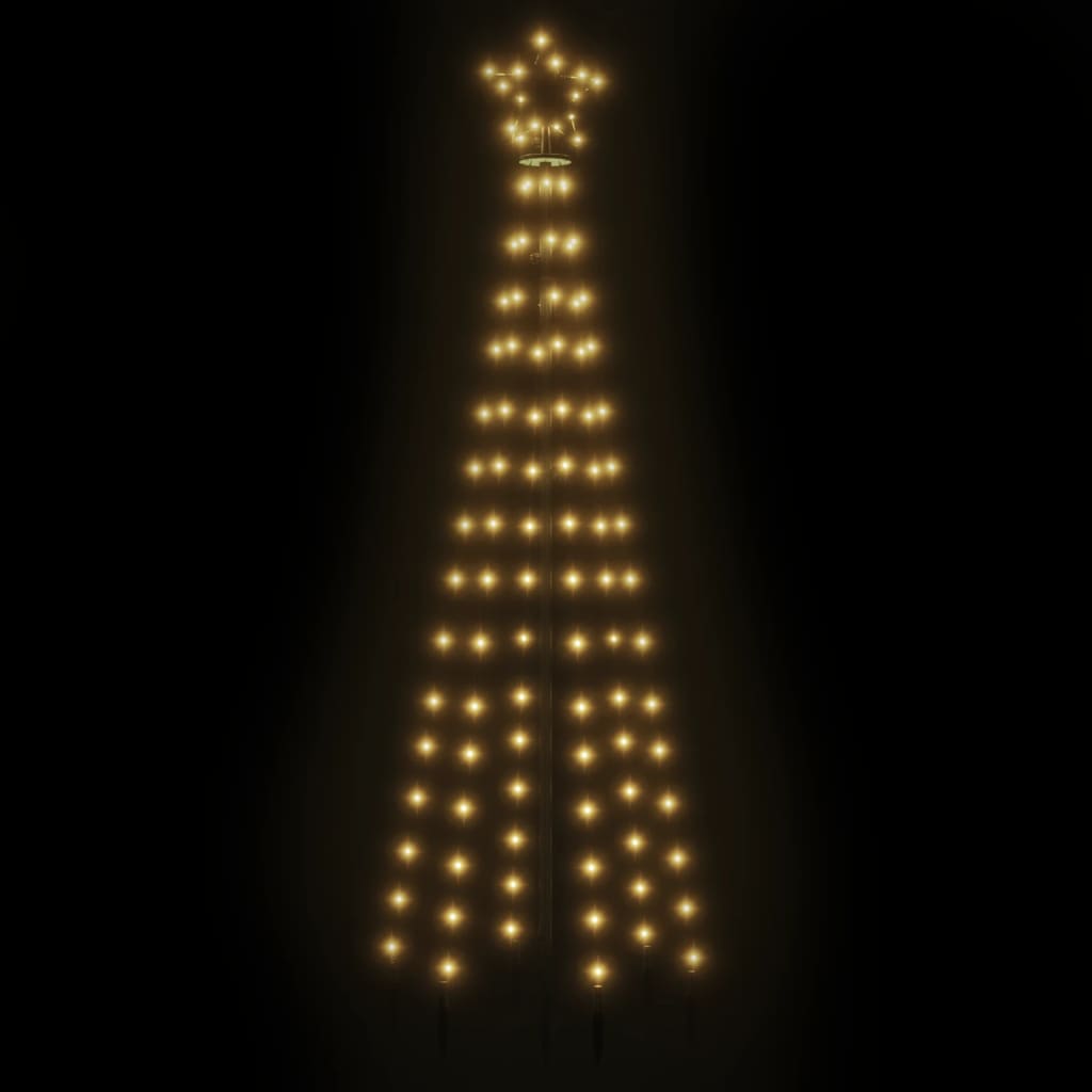 LED-Weihnachtsbaum mit Erdnägeln Mehrfarbig 310 LEDs 300 cm