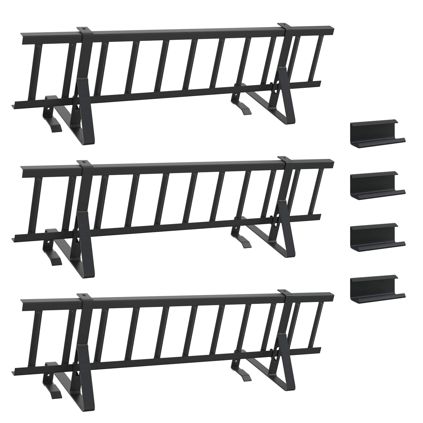Dachschneeschild Anthrazit 100 x 29,5 x 34,5 cm Stahl