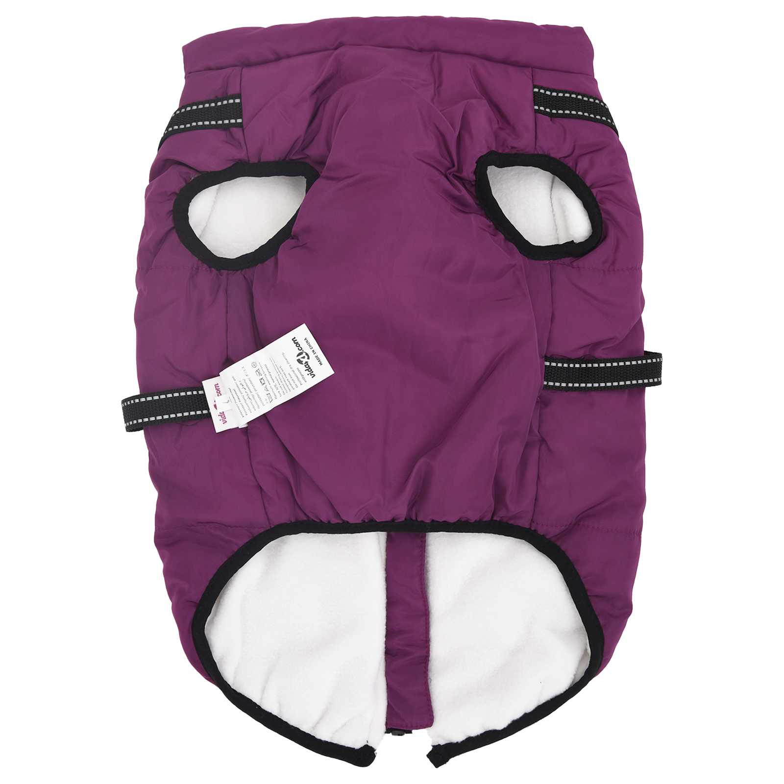 Hundemantel Rot L24 Fleece und Polyester