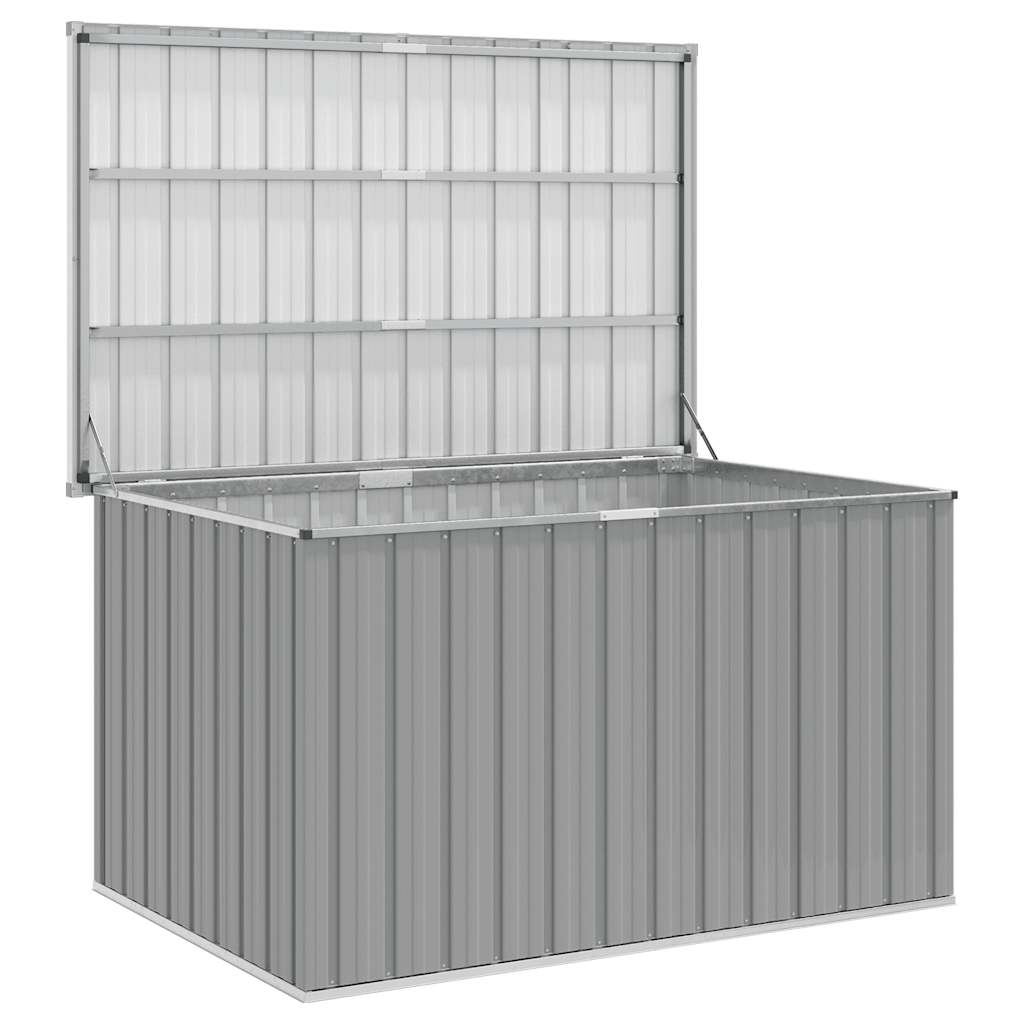 Außenlagerbox Holz 109 x 67 x 65 cm Verzinkter Stahl