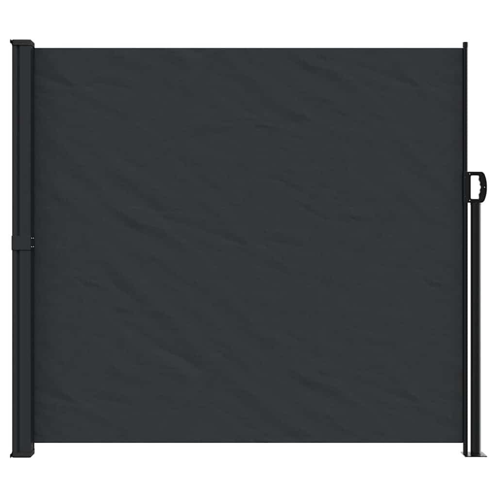Seitenmarkise Ausziehbar Schwarz 100x300 cm