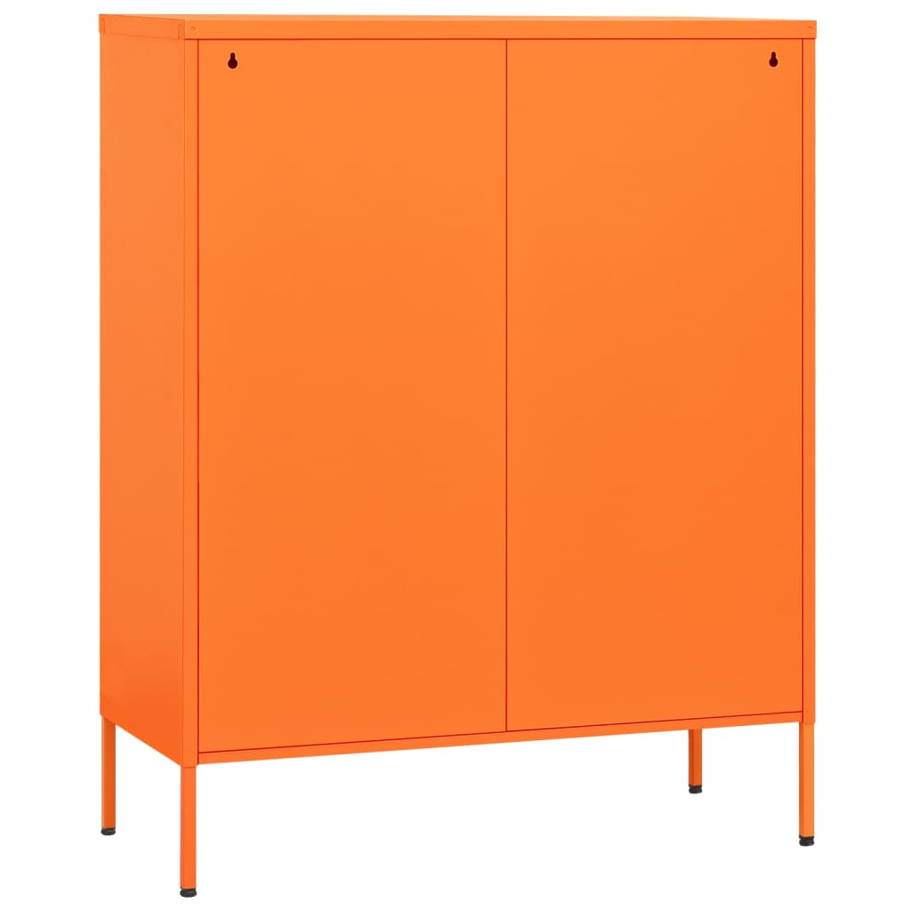 Kommode Olivgrün 80x35x101,5 cm Stahl