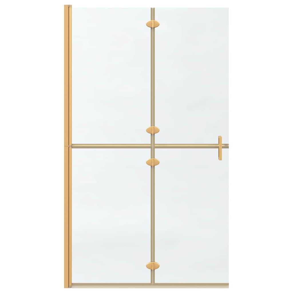 Faltbare begehbare Duschwand Transparentes ESG Glas 70x190 cm