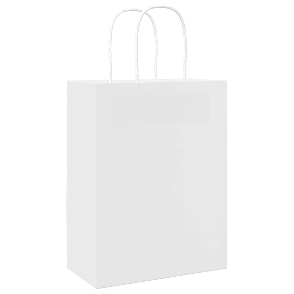 Papiertragetaschen 50 Stk. mit Henkeln Braun 21x11x36 cm
