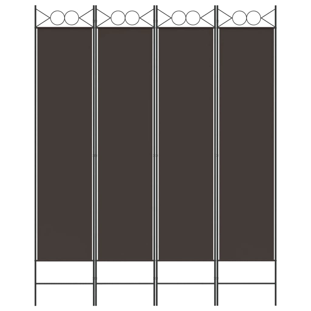 3-teiliger Raumteiler Beige 120 x 200 cm Stoff