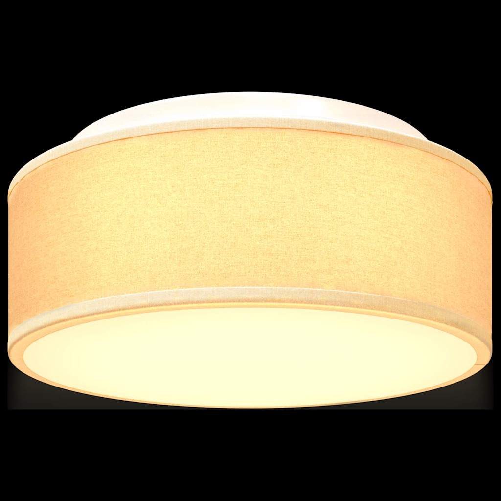 Deckenlampe mit Strahlern Schwarz 30 x 30 x 13,5 cm Stoff