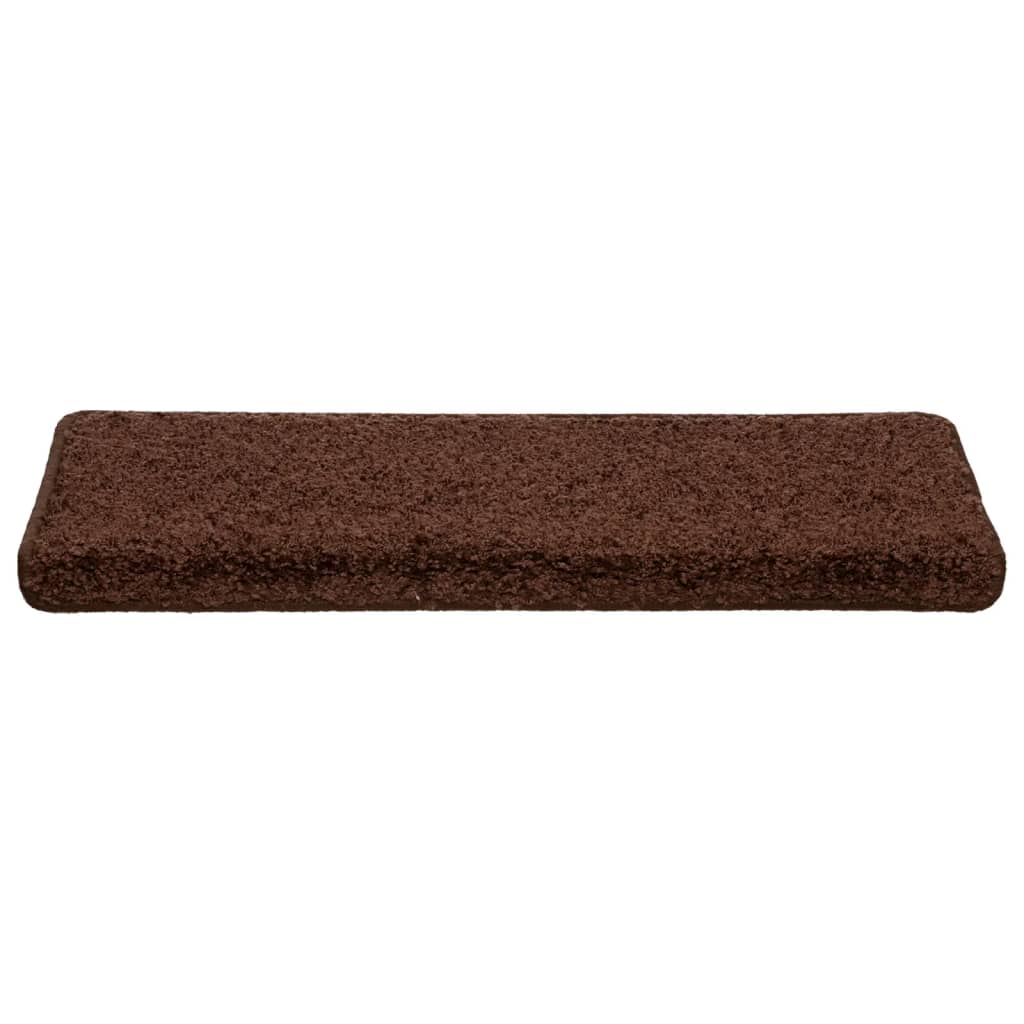 Stufenmatten 15 Stk. 65x21x4 cm Grau Rechteckiger Rand