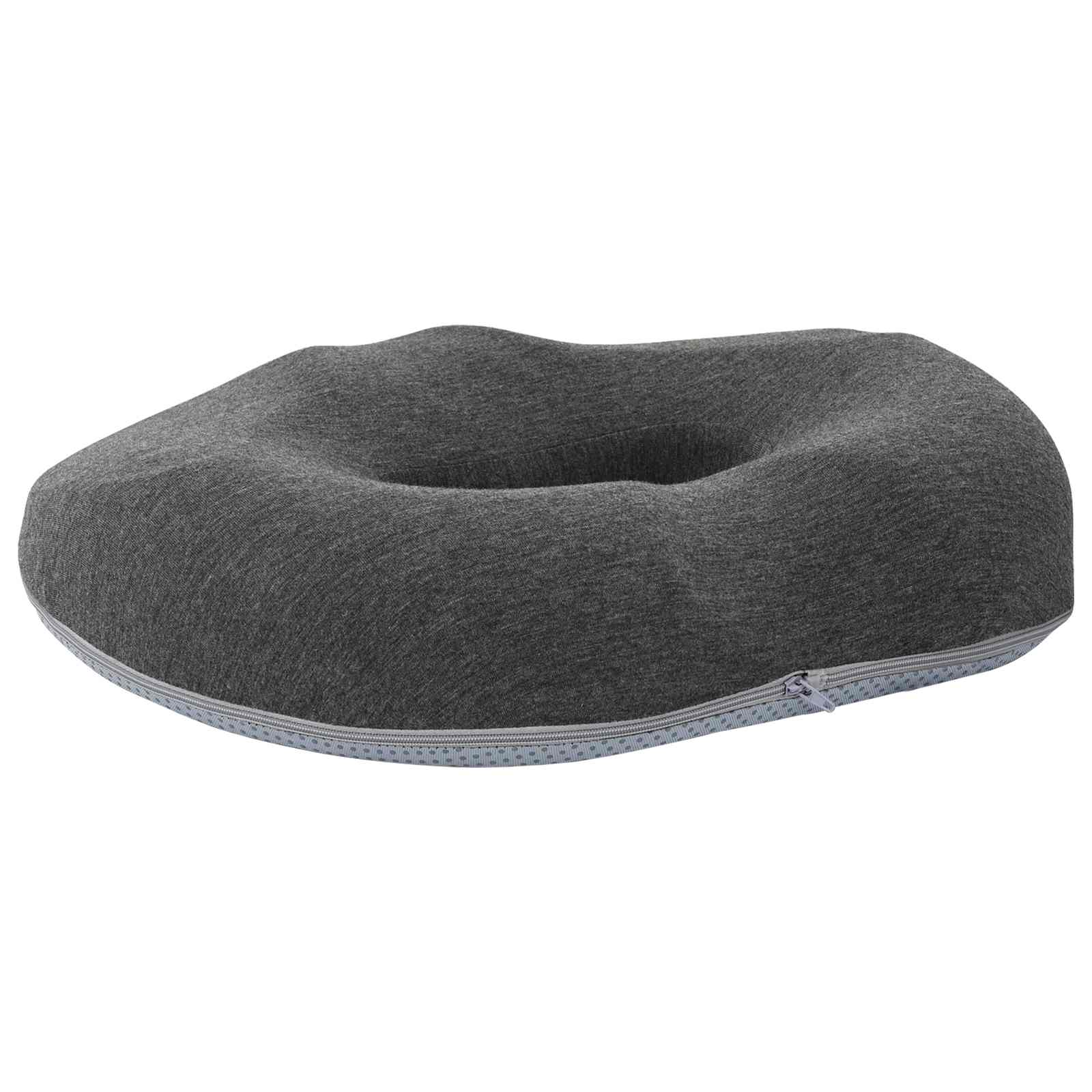 Sitzkissen Einfarbig Hellgrau 42 x 36,5 x 8 cm Viscoschaum