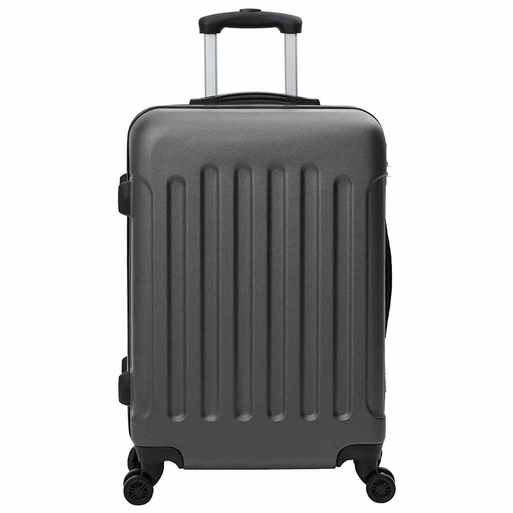 Koffer mit Schloss 3 pcs Schwarz 50 x 31 x 78 cm ABS Kunststoff