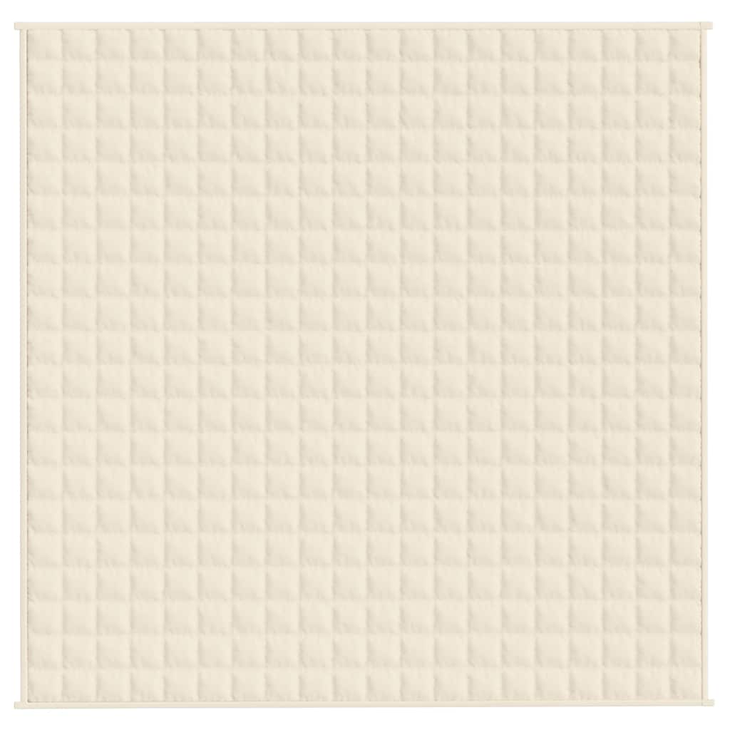 Gewichtsdecke Grau 122x183 cm 5 kg Stoff