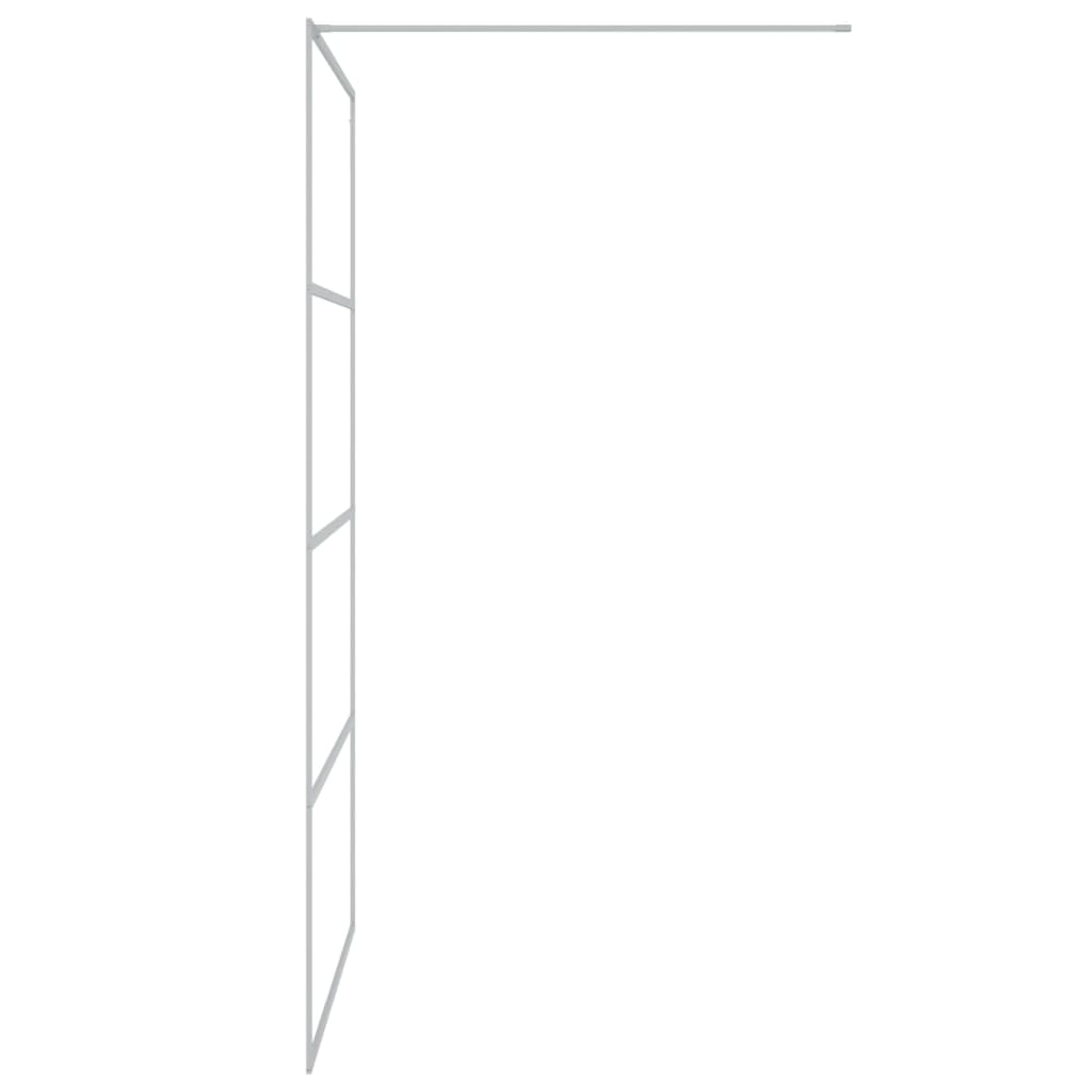 Duschwand für Begehbare Dusche mit Klarem ESG Glas 80x195 cm