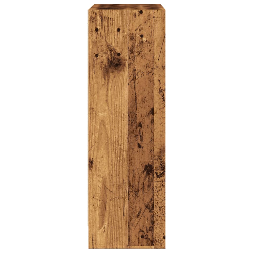 Bücherregal Weiß 40x24x75 cm Holzwerkstoff