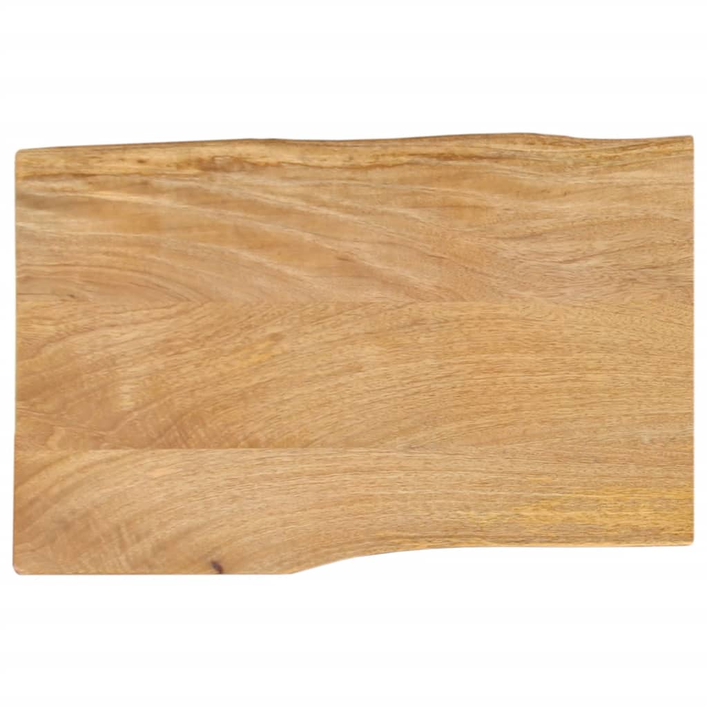 Tischplatte 40x40x2,5 cm Rechteckig Massivholz Akazie Baumkante