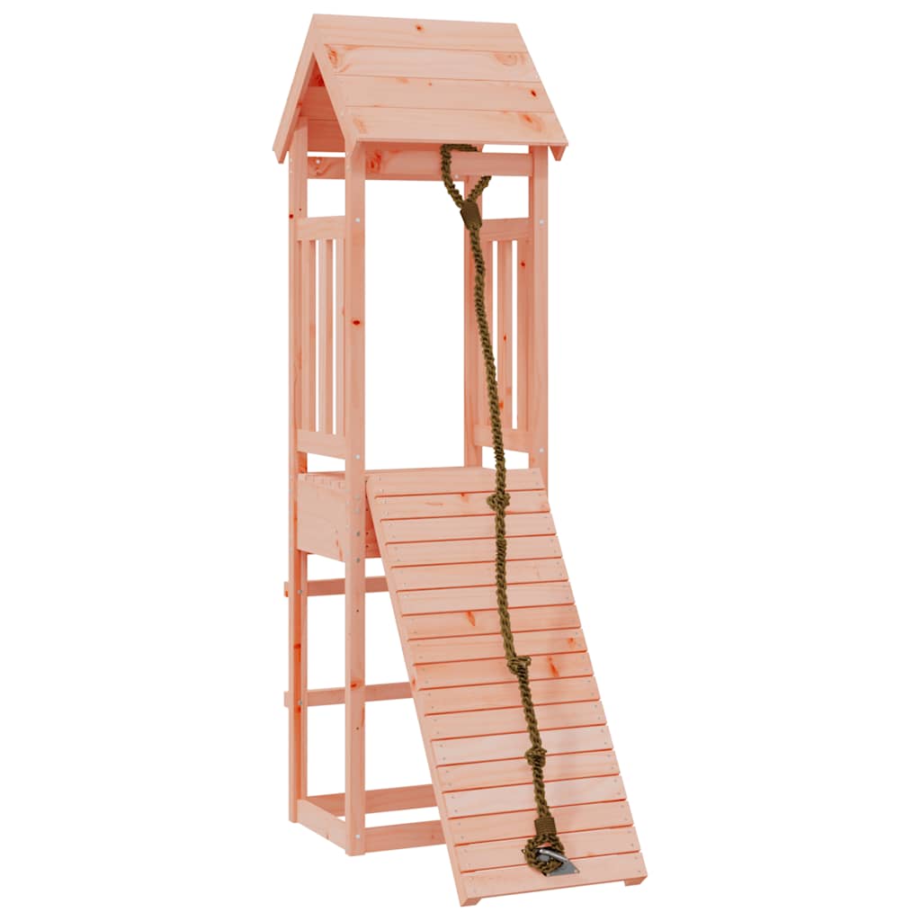 Spielturm mit Kletterwand Massivholz Kiefer