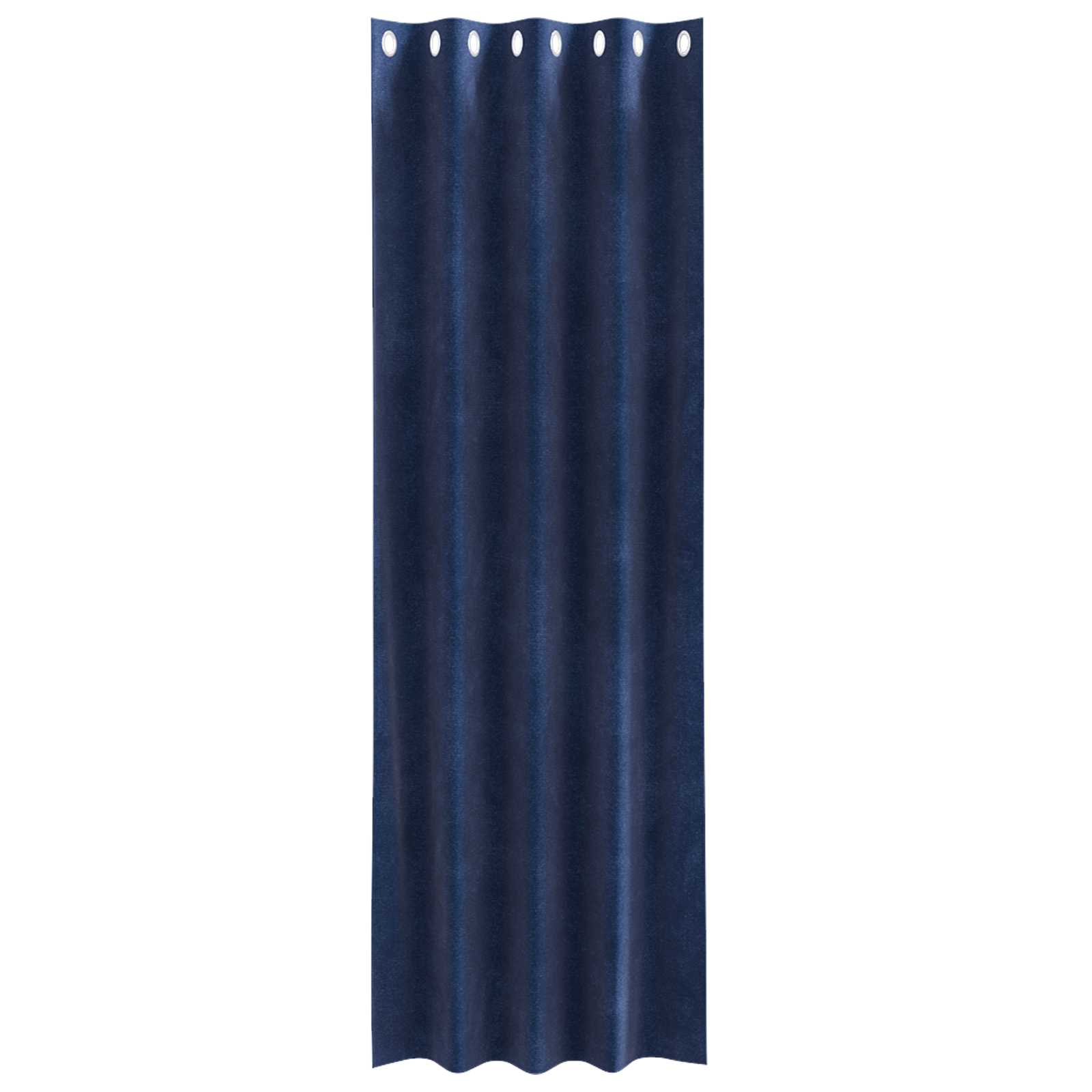 Verdunkelungsvorhänge 2 pcs Schwarz 140 x 140 cm Samt