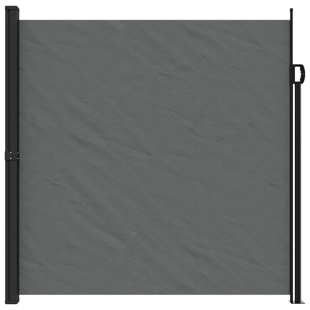 Seitenmarkise Ausziehbar Schwarz 100x300 cm