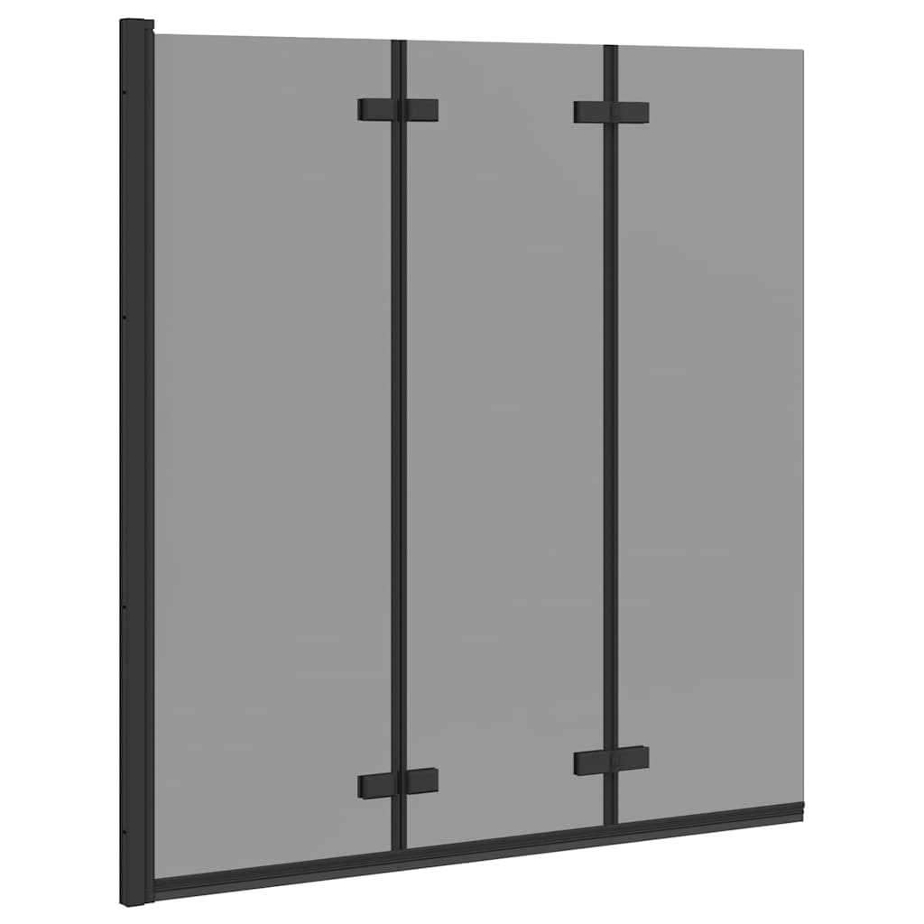 Faltbare Duschtrennwand Gold 130 x 138 cm