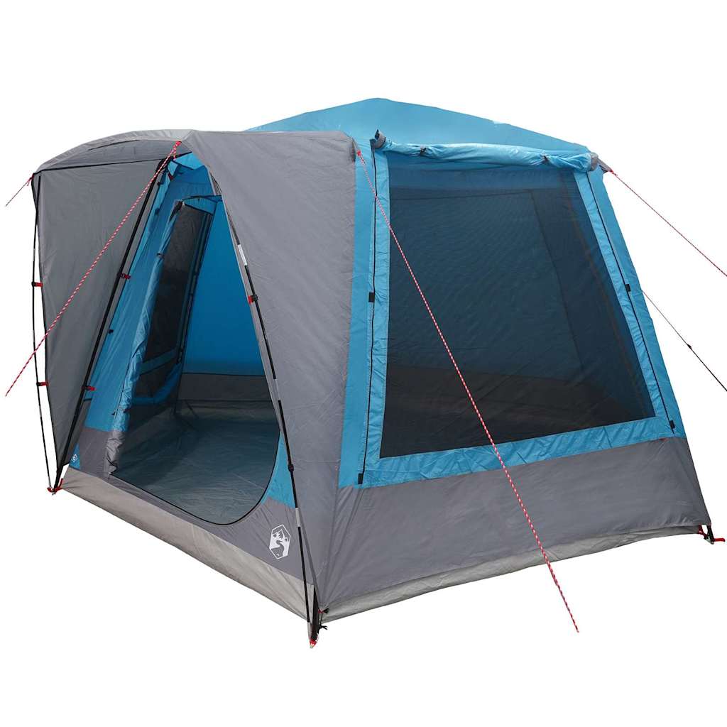 Campingzelt Hütte mit Dach Grün 420 x 420 x 227 cm Polyester