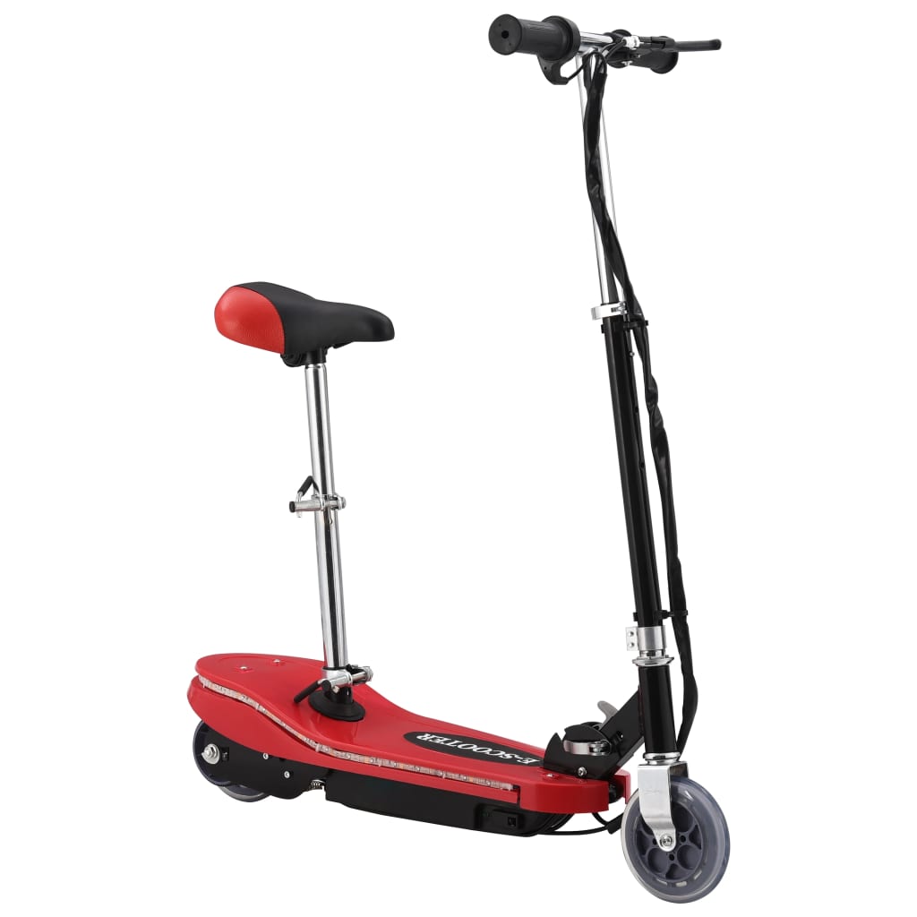E-Scooter mit LED 120 W Schwarz