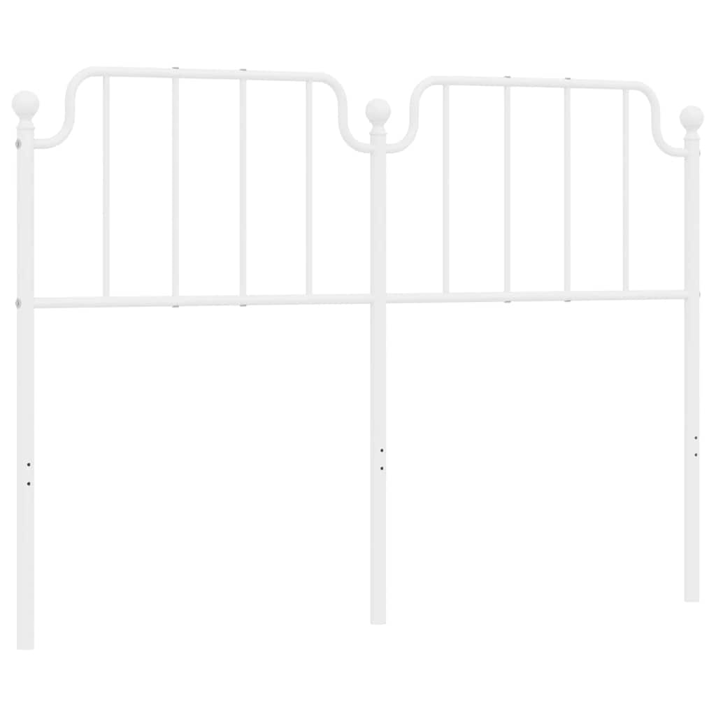 Ersatz-Kopfteil Metall Schwarz 135 cm