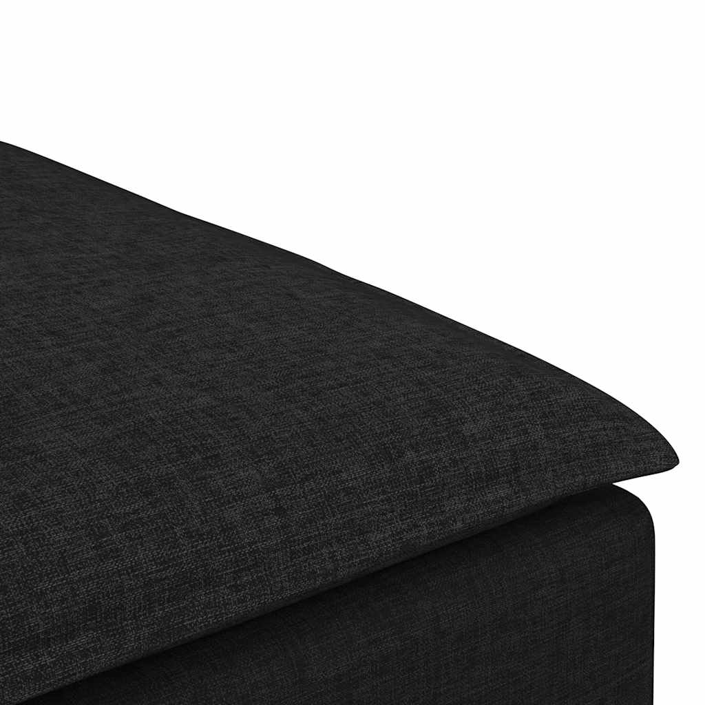 Modulares Sofa Endmodul mit Armlehne Kissen Hellgrau 100 cm
