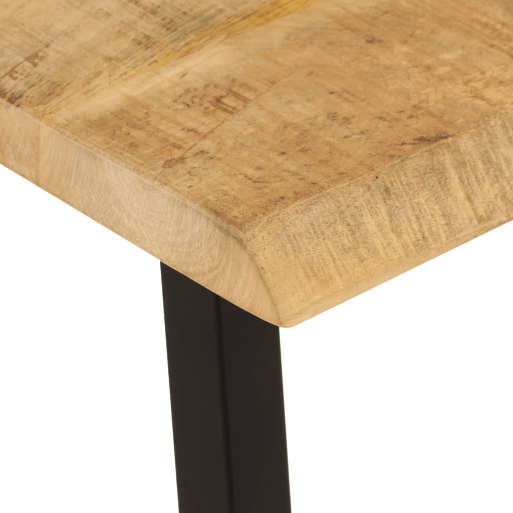 Bank Baumkante 105 cm Massivholz Akazie