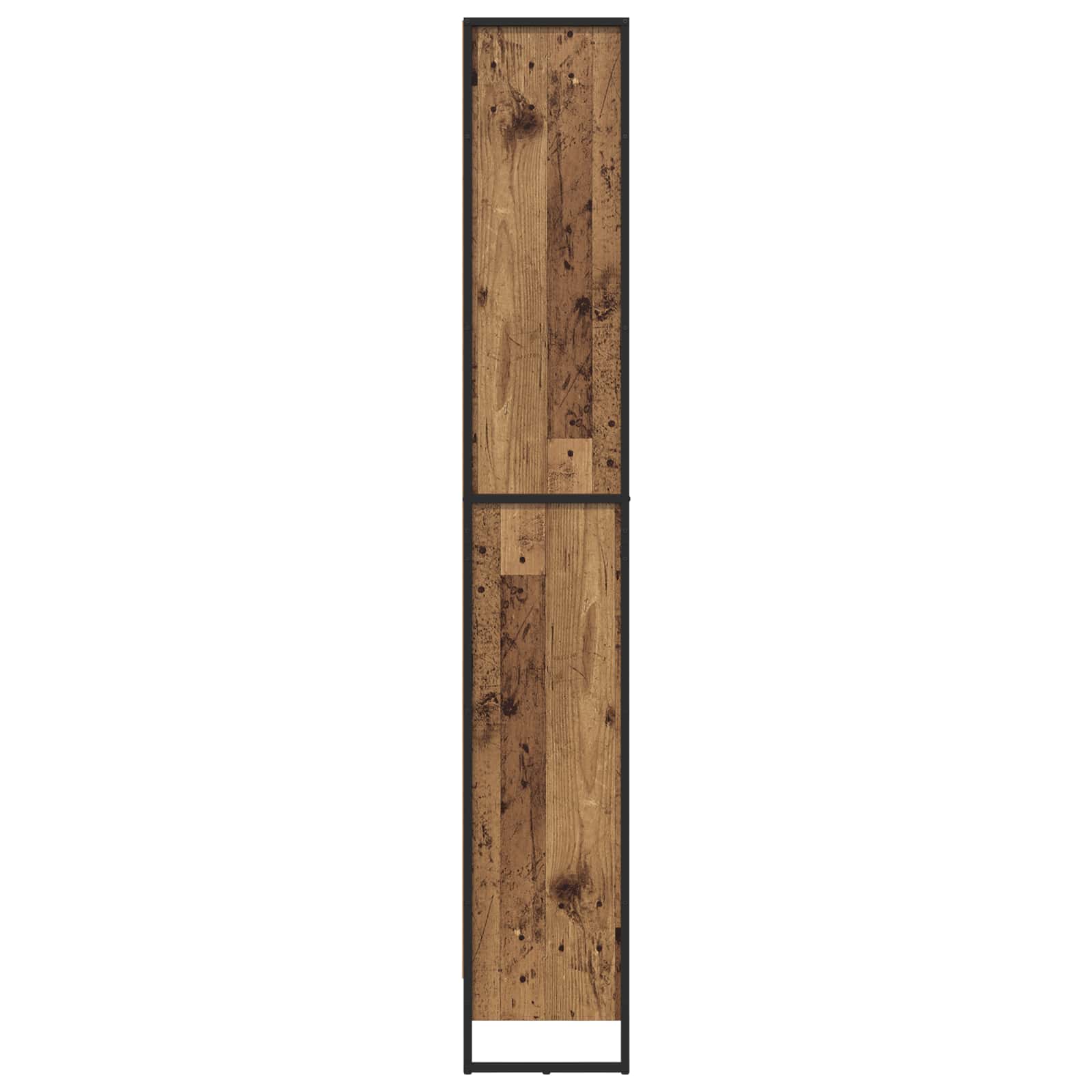 Bücherregal 2 pcs Schwarz Eichen-Optik 60 x 30 x 189,5 cm