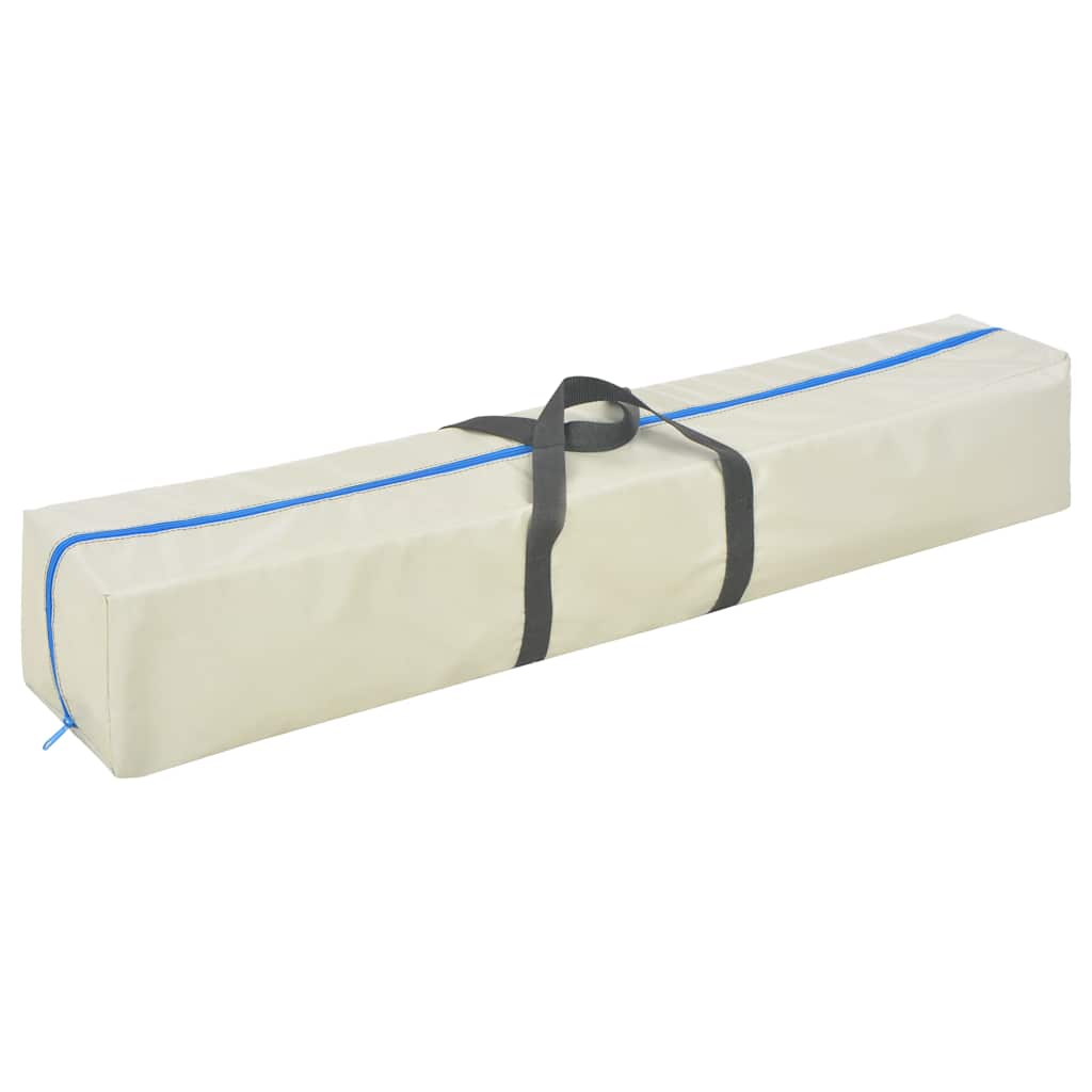 Aufblasbare Gymnastikmatte mit Pumpe 300×100×10 cm PVC Rosa