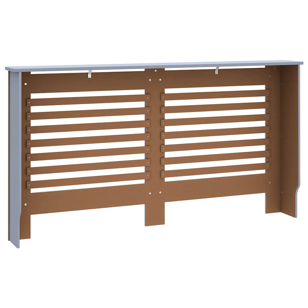 Heizkörperabdeckung Weiß 112×19×81,5 cm MDF