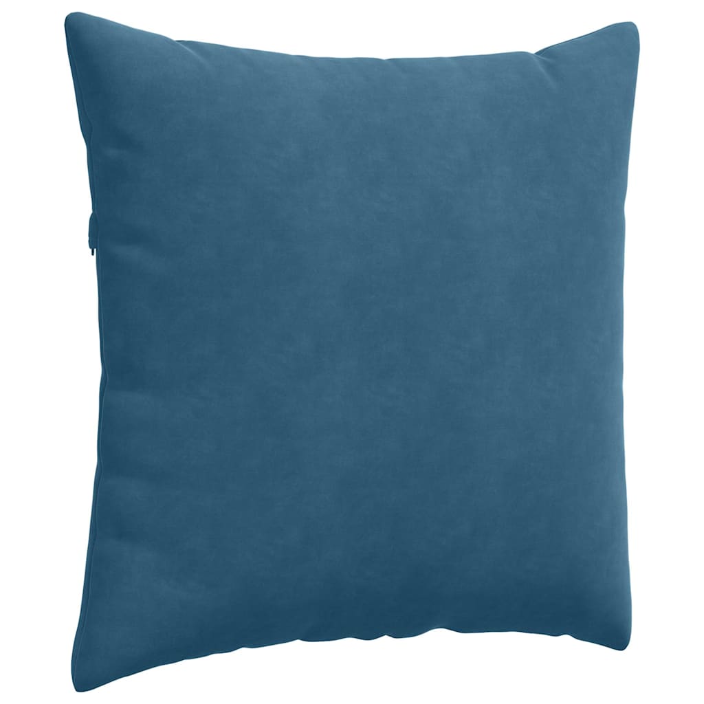 Sofakissen 2 Stück Blau 50 x 30 cm Cordstoff