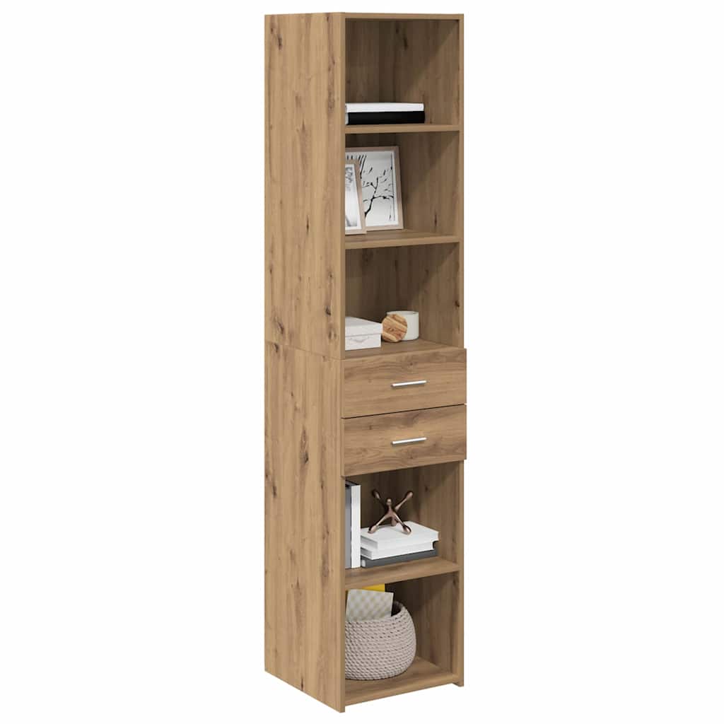 Highboard Altholz 40 x 42,5 x 185 cm Holzwerkstoff