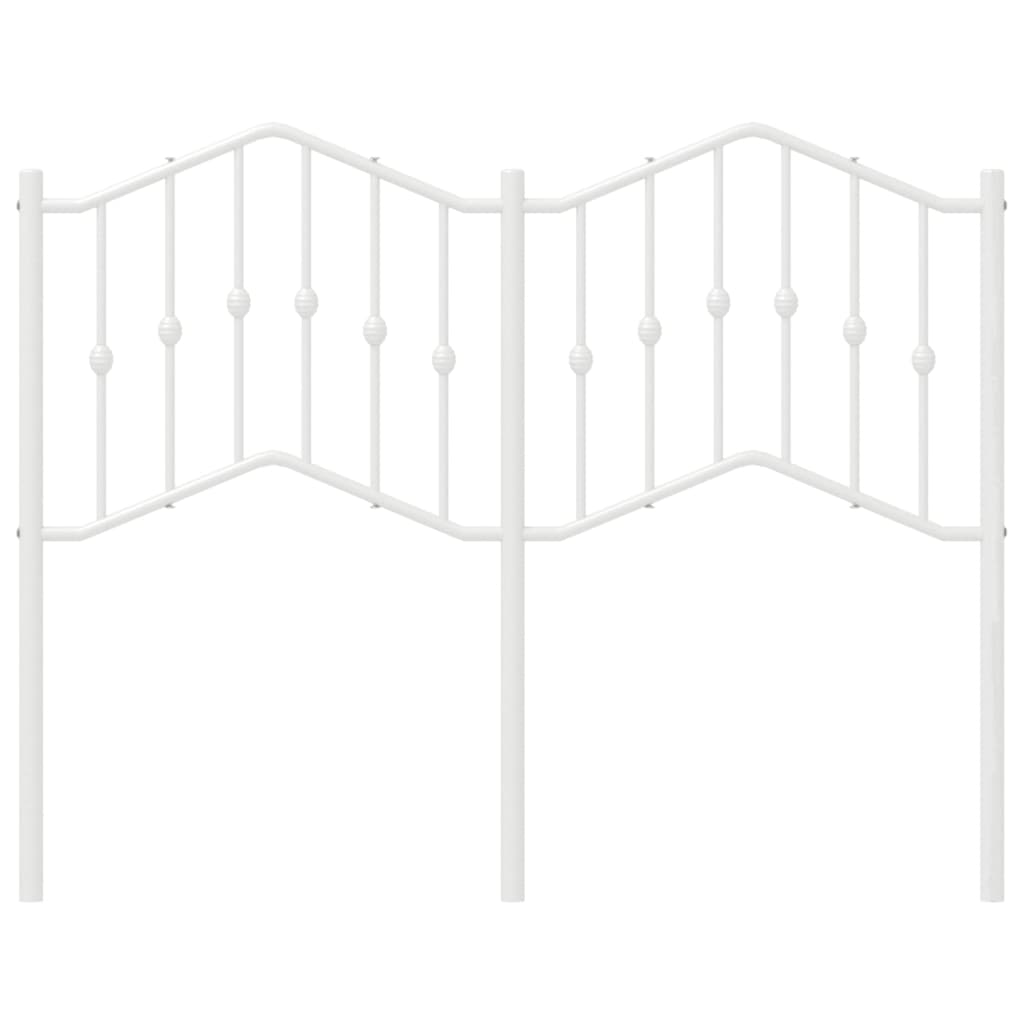 Ersatz-Kopfteil Metall Schwarz 90 cm